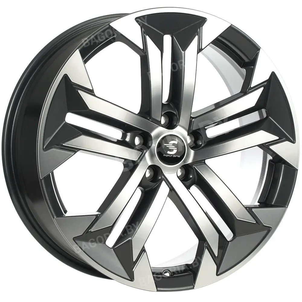 Легковые диски SKAD КР015 Diamond Gloss Graphite Легковые диски SKAD КР015 Diamond Gloss Graphite
