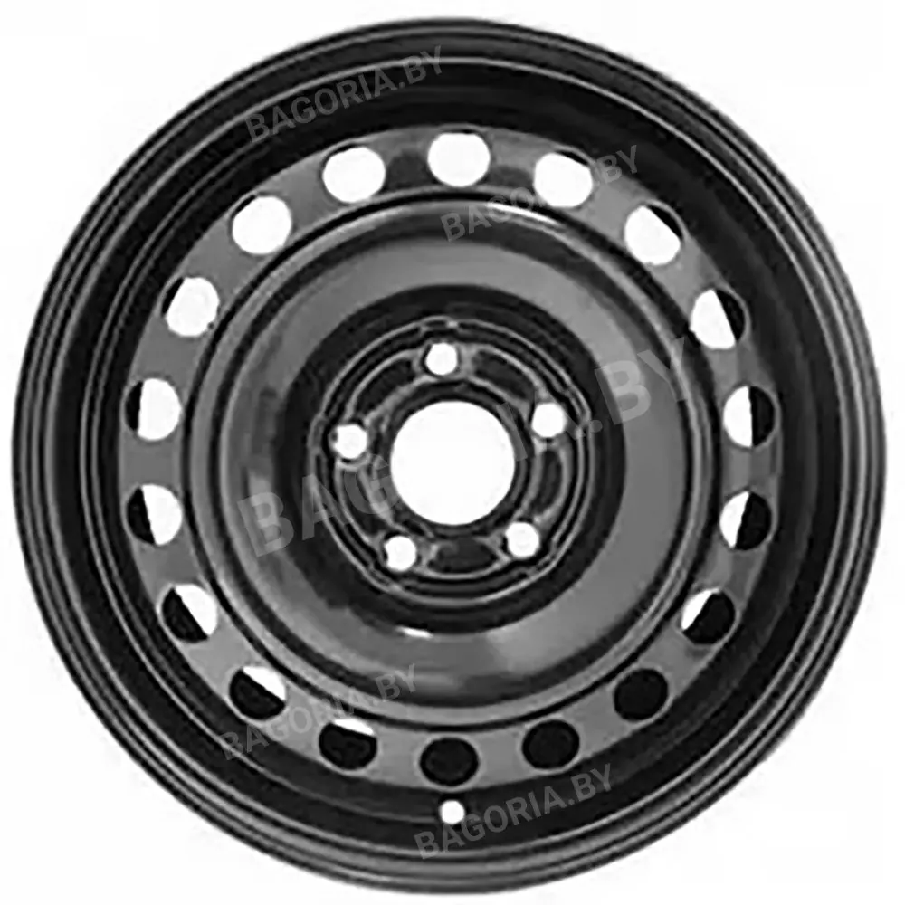 Штампованный диск Trebl 64J40H Black Штампованный диск Trebl 64J40H Black