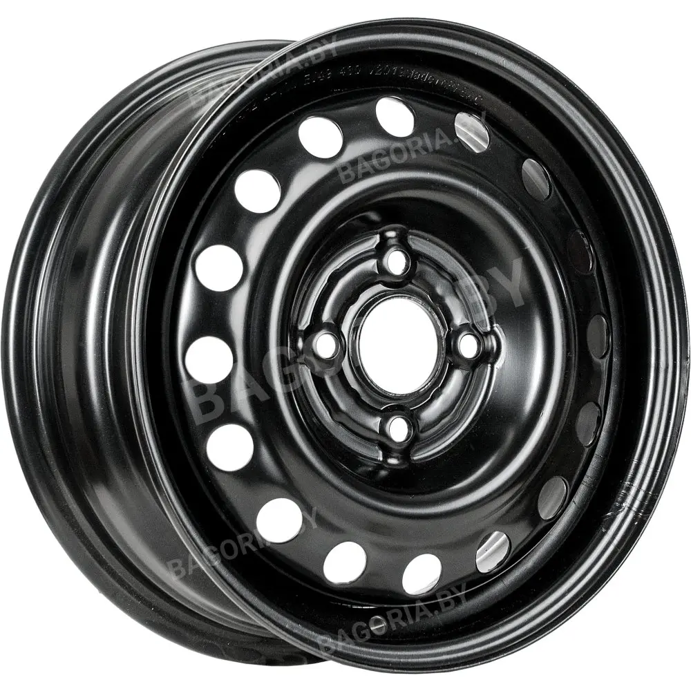 Штампованный диск Trebl 53C45D Black