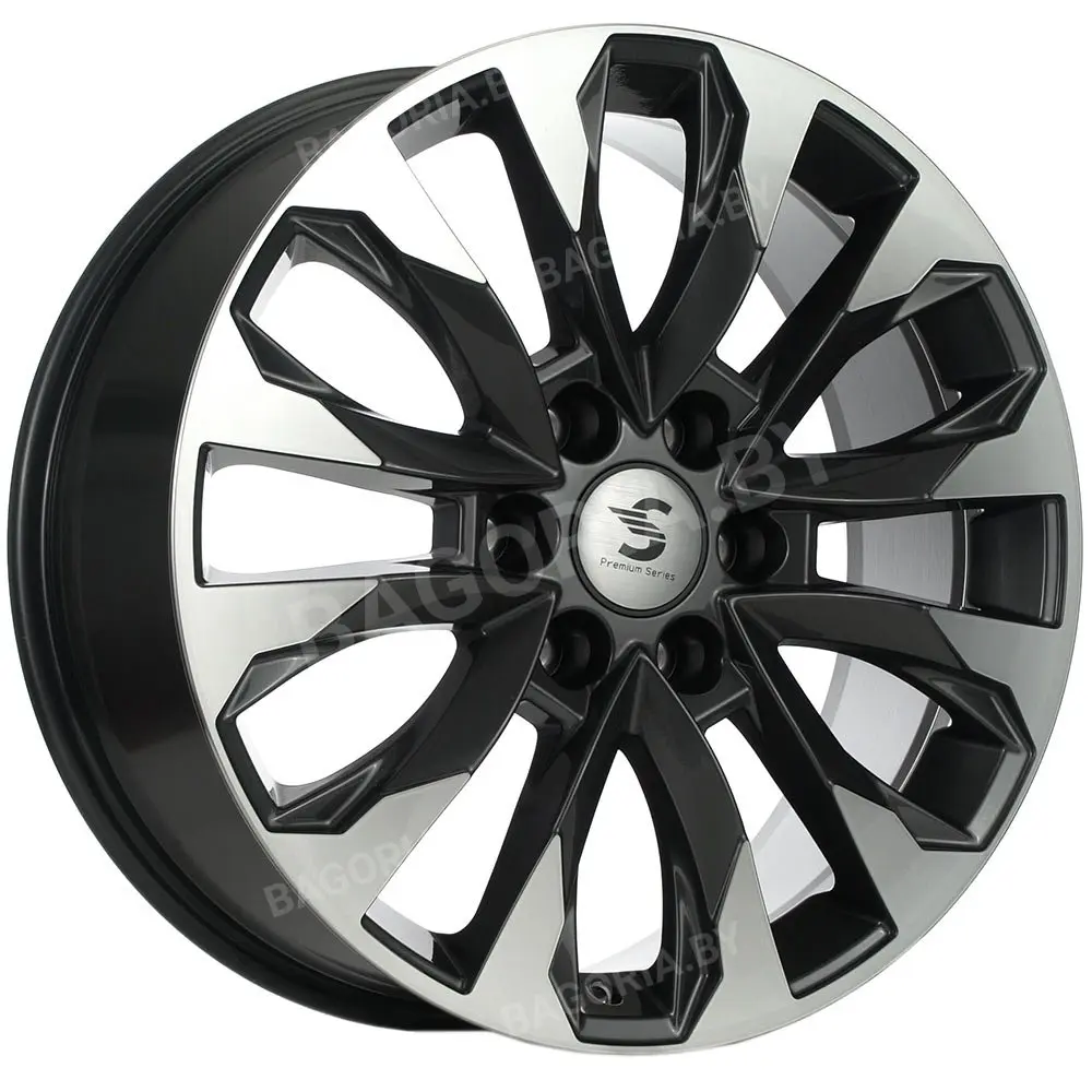 Литой диск SKAD КР007 Diamond Gloss Graphite
