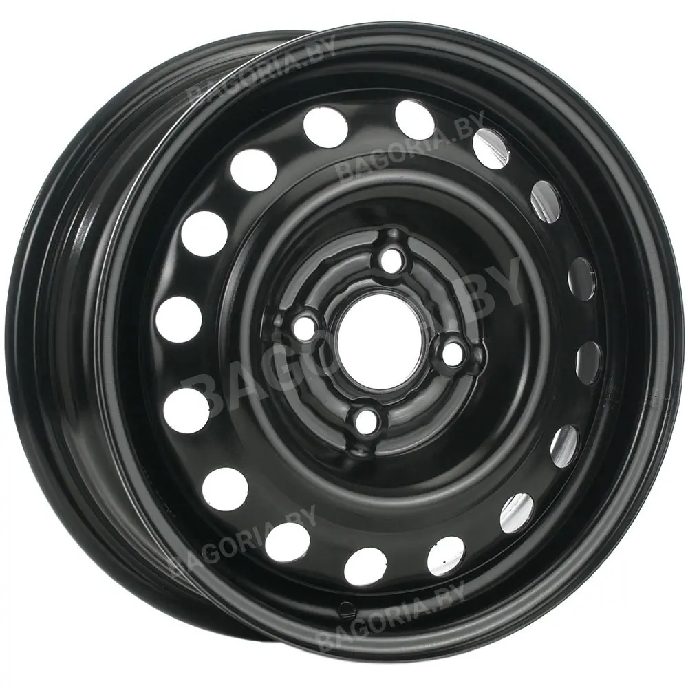 Штампованный диск Trebl 53A45D Black